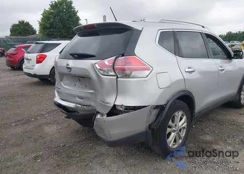 2016 Nissan Rogue Sv из США, поврежденный, VIN 5N1AT2MV0GC923144